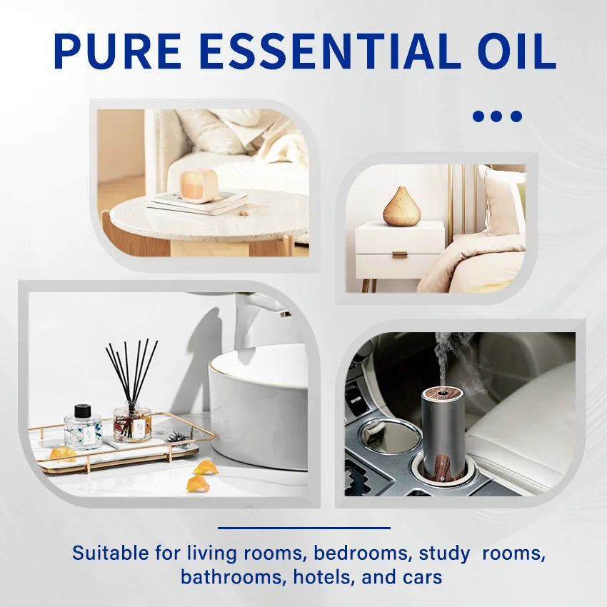 Hiqili Woody Fragrance Essential Oil Gift Set For Aromatherapy