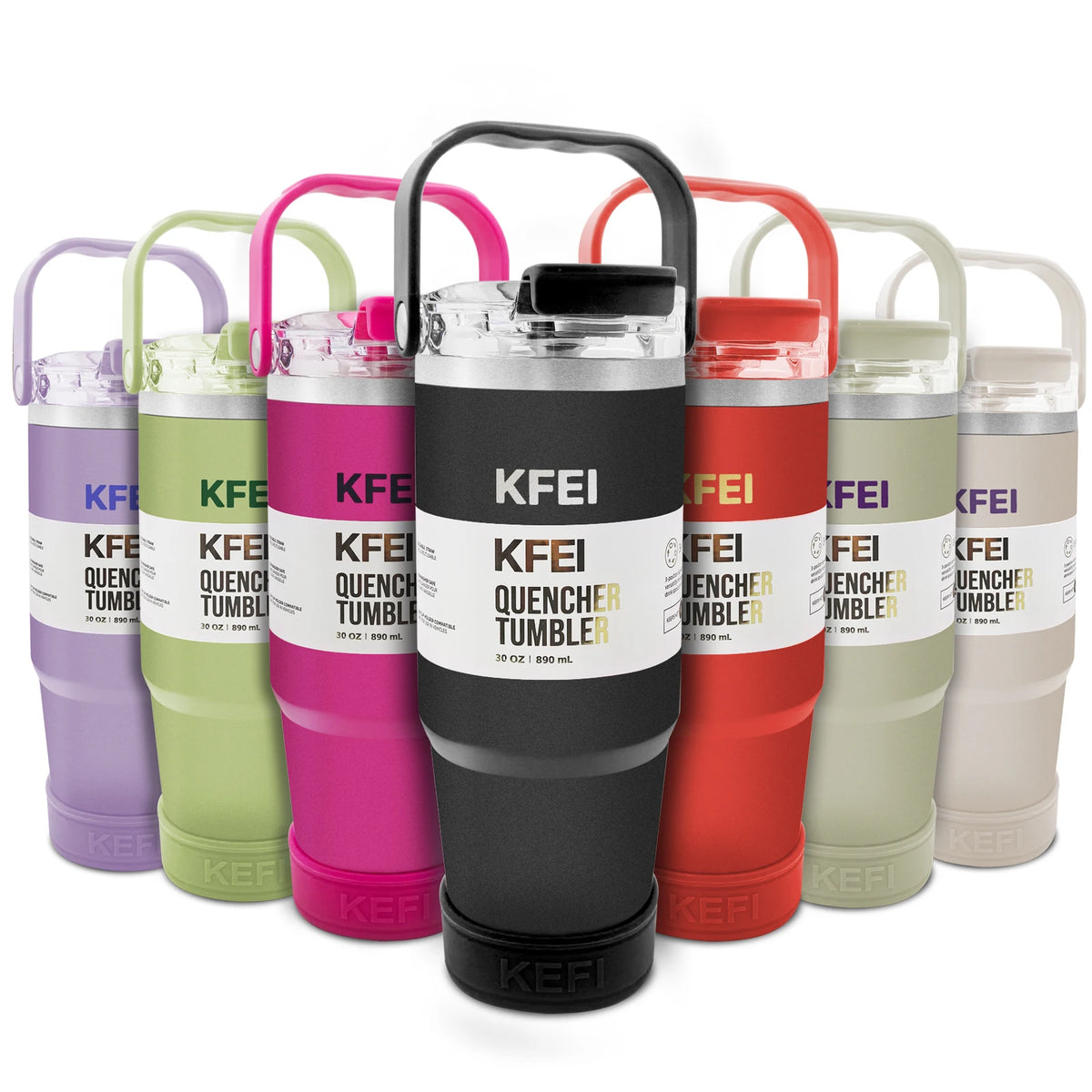 30 Ounce Double Wall Stainless Steel Insulated Tumbler With Lid And Straw