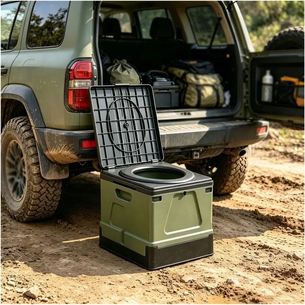 Portable Potty Overlanding Multiuse Bucket Toilet For Camping Travel