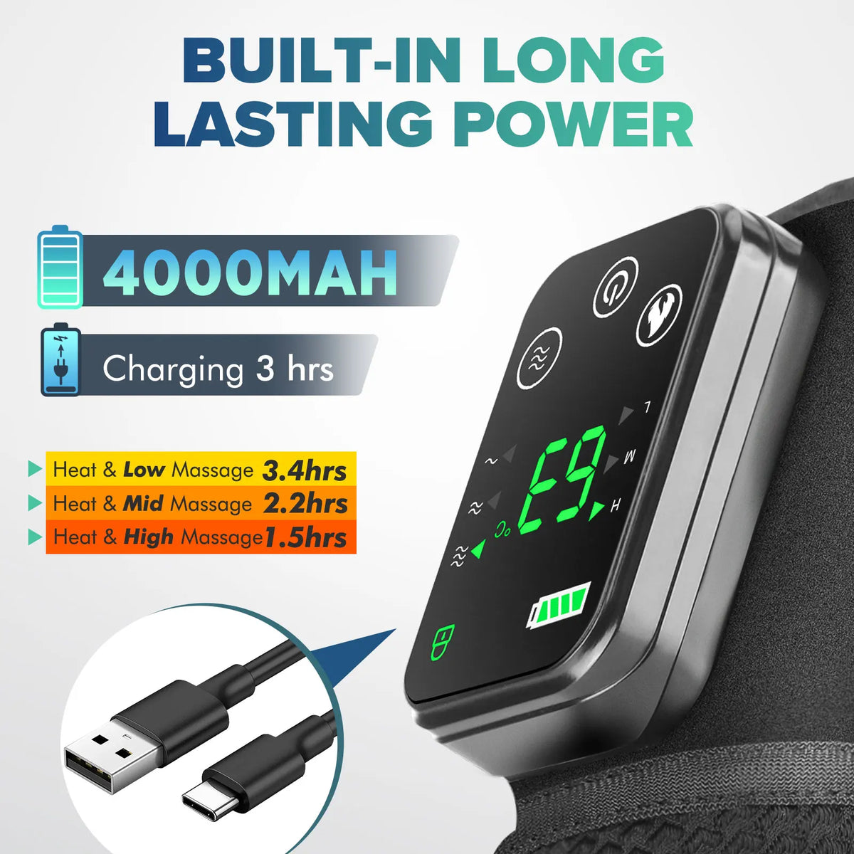 Intelligent Electric Heating Knee Shoulder Neck Massage Device