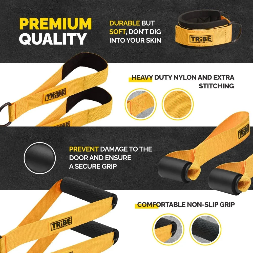 YTYIN Tube Resistance Bands Set for Home Workouts Premium