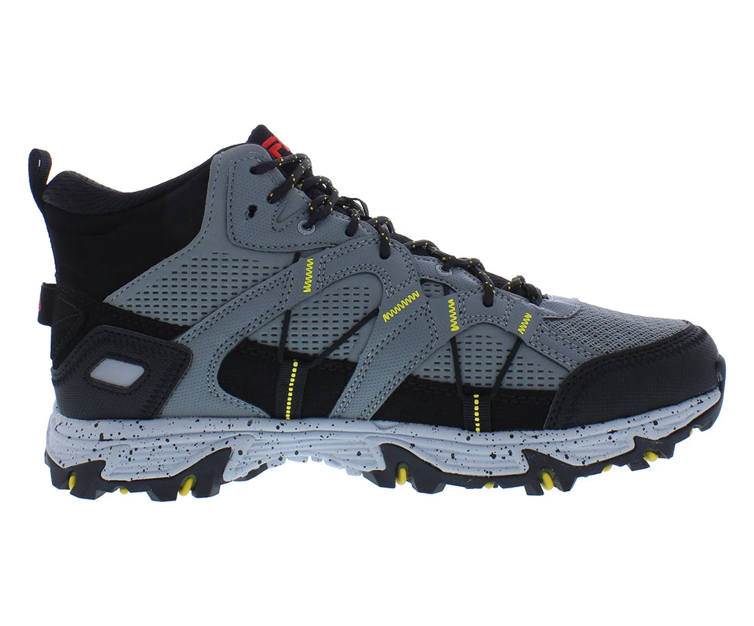 Fila Grand Tier Mid Mens Shoes Size 10, Color: Grey/Black