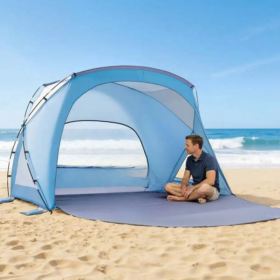 Beach Tent Sun Shelter With UPF 50 Protection
