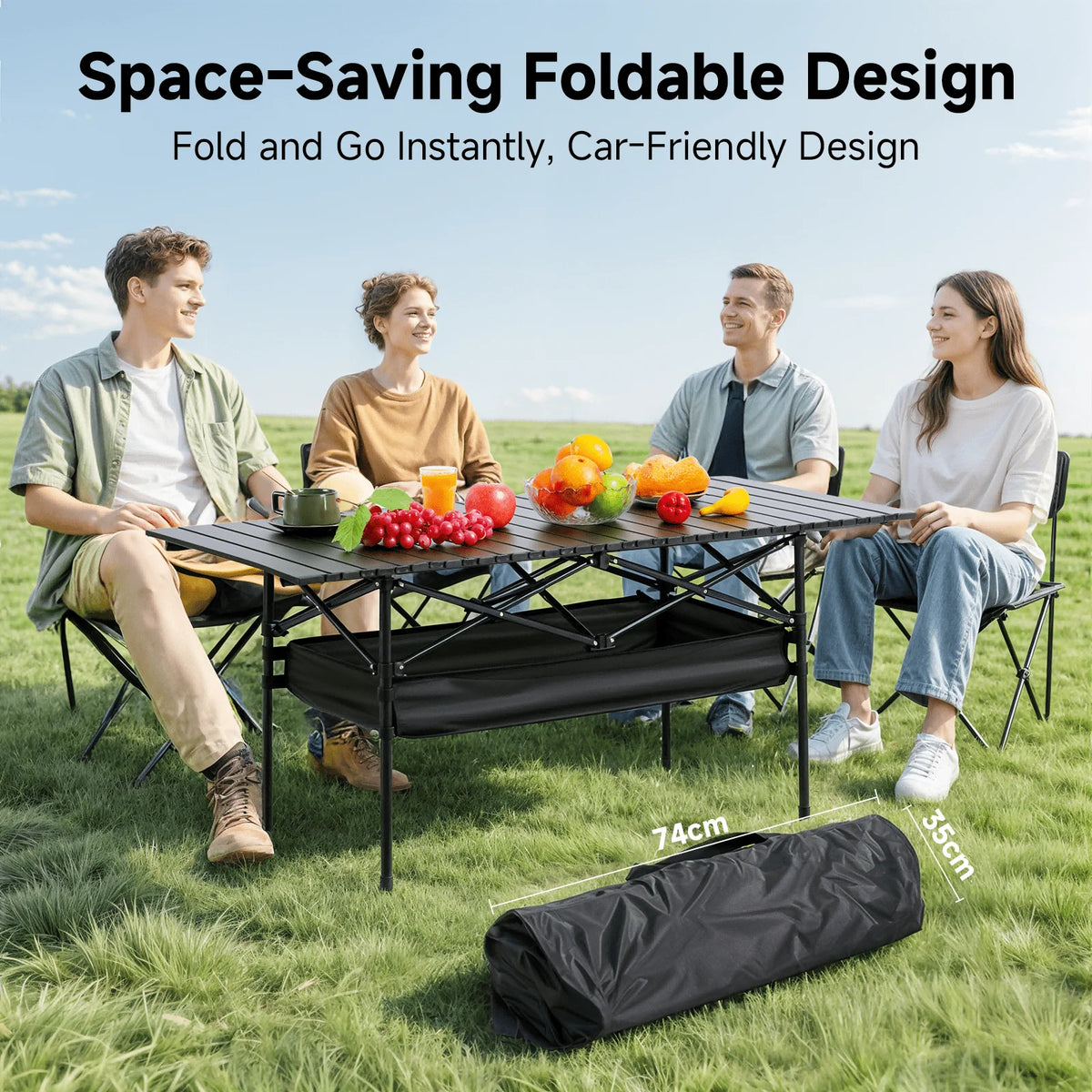 Senmeo Lightweight Folding Aluminum Camping Table