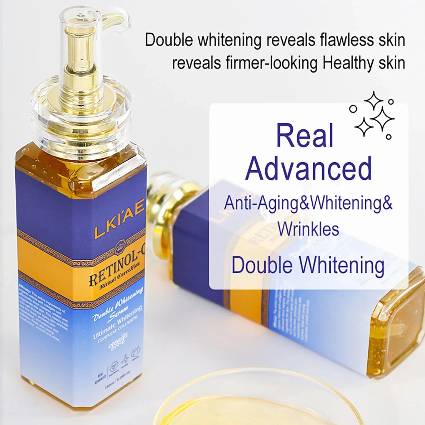 AILKE Retinol Whitening Skin Care Set With Collagen And Snail Extract
