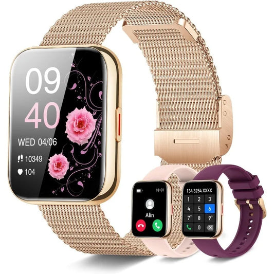 INNOFOVO Smart Watch For Women AI Voice Bluetooth 5.0