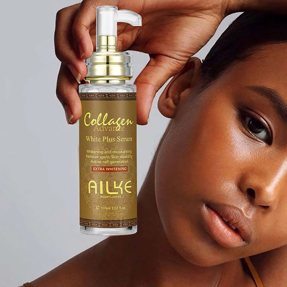 AILKE Skin Whitening Face Serum With Organic Collagen