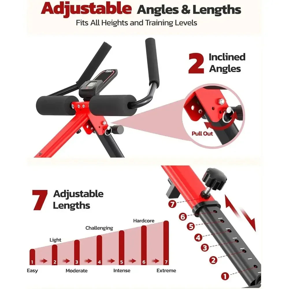 Adjustable Ab Trainer For Home Fitness And Strength Training