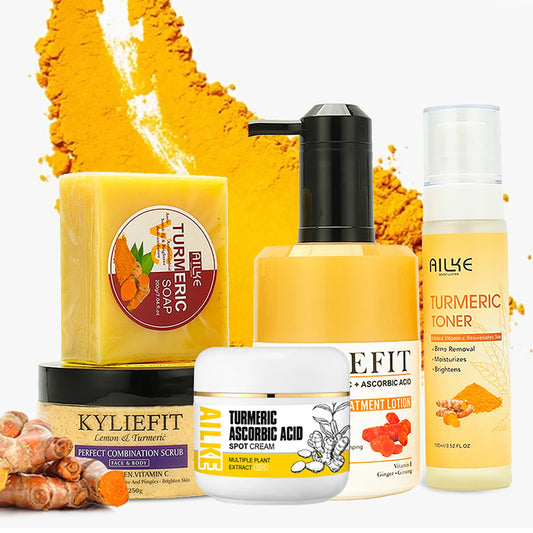 AILKE Turmeric Skin Care Cleanser Whitening Acne Dark Spots