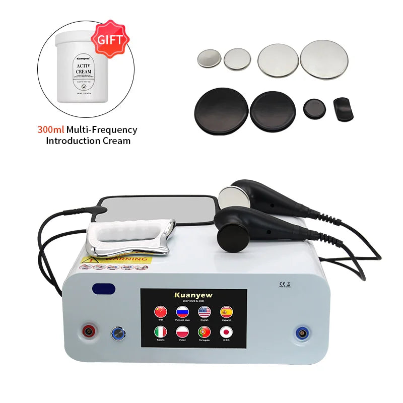Kuanyew Penetrating 448k High Frequency Indiba Body Facial Massager TecarTherapy