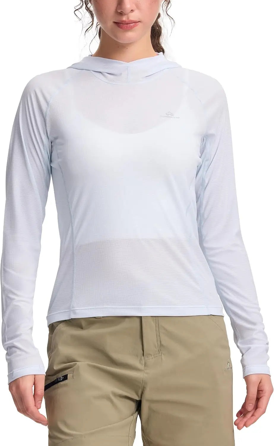 Pioneer Camp Womens Ultralight Sun Hoodie Breathable Quick Dry Tops