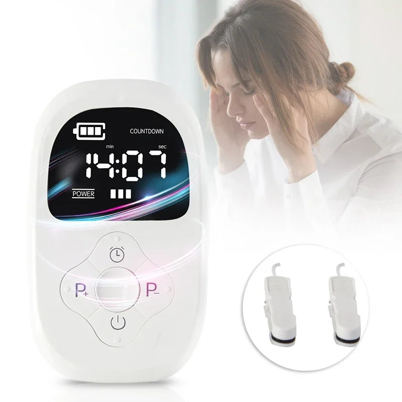 Homulaser Ear Clip Pulse CES Therapy Sleep Aid Device Insomnia