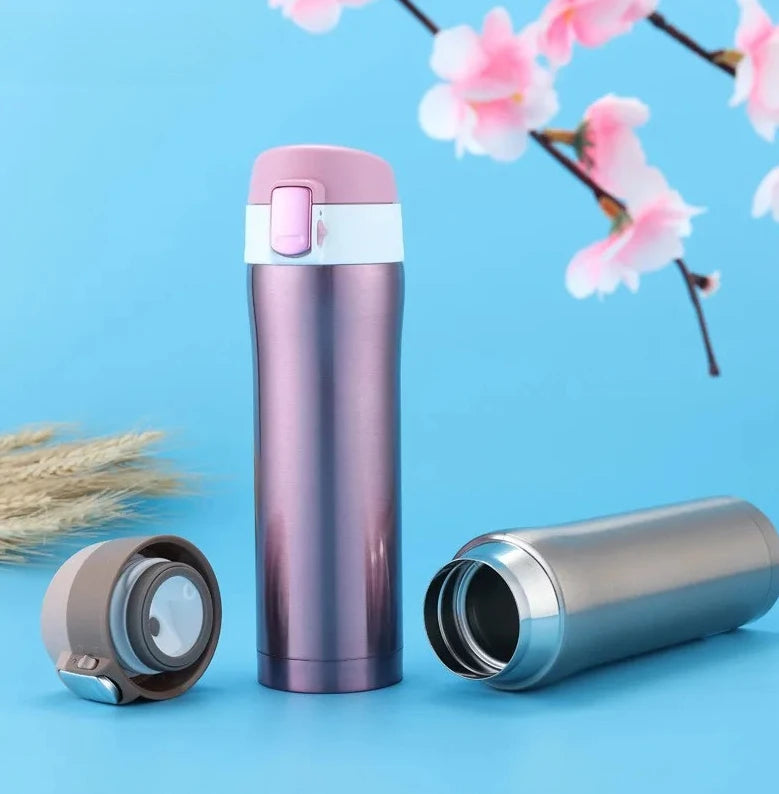 Stainless Steel Vacuum Insulated Water Bottle Leakproof Thermal Flask