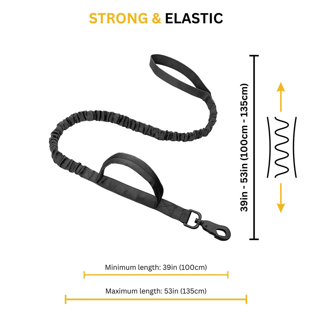 Tactical Dog Harness Leash Set Military Training Vest No Pull