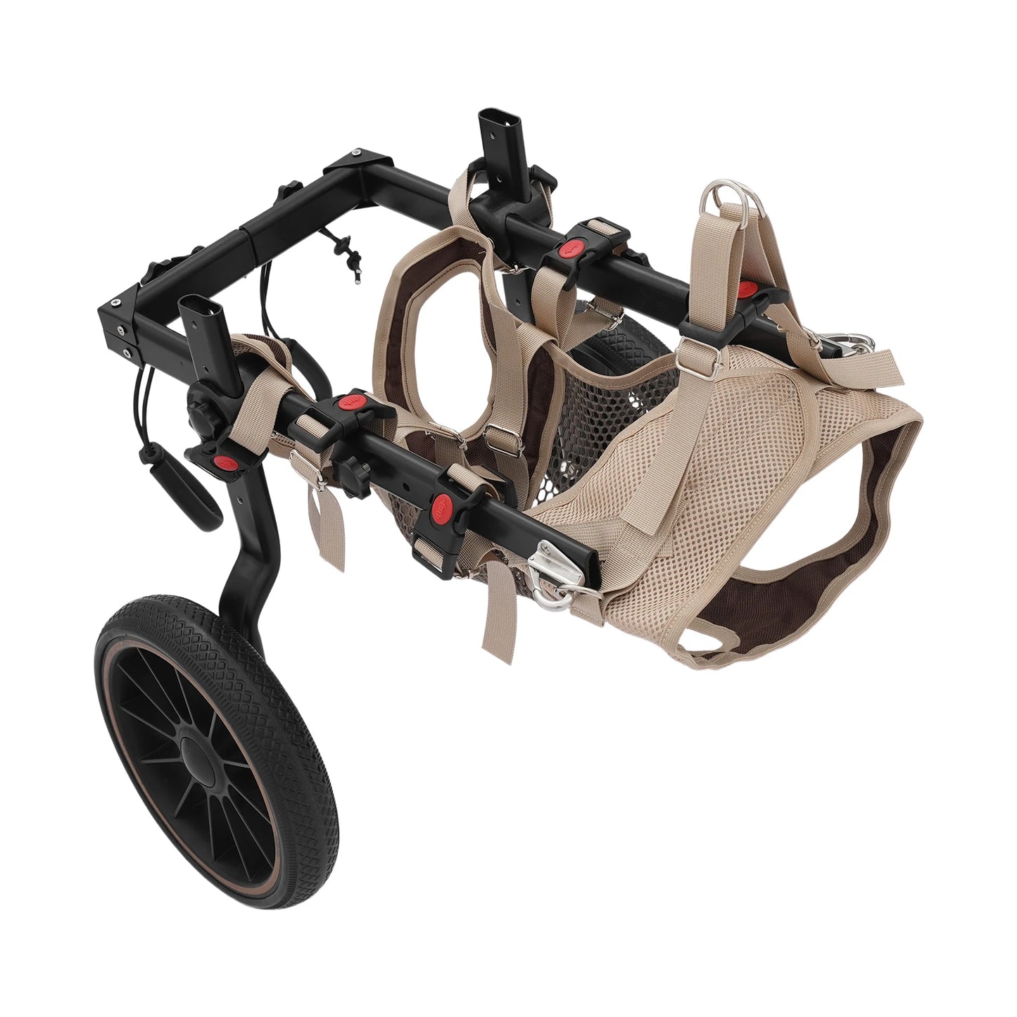 Bymaocar Adjustable Aluminum Dog Wheelchair Leg Support Rehabilitation Aid