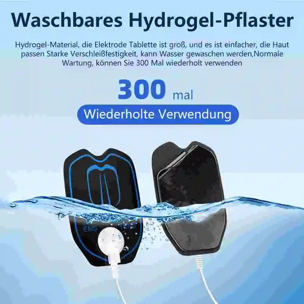 Dual Channel TENS EMS Muscle Stimulator 6 Modes 19 Intensity Levels Rechargeable