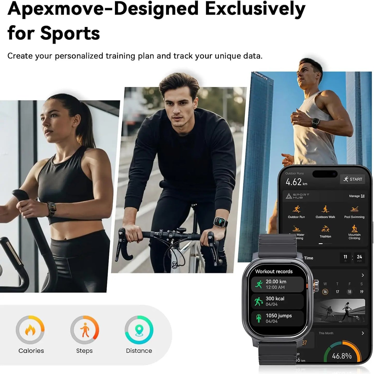 Kospet Pulse Smartwatch With Amoled Display And Bluetooth Calling