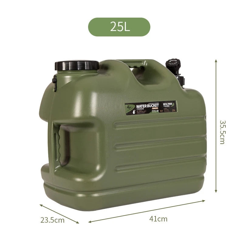 Desert Fox Military Green Water Tank Carrier Container With Spigot