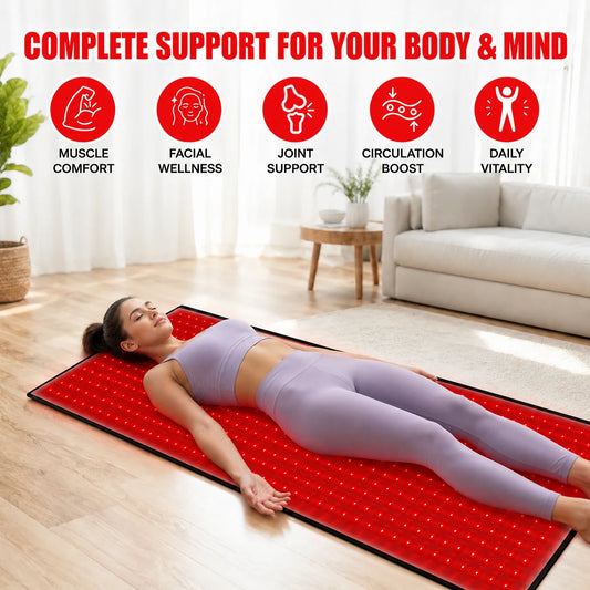 Red Light Therapy Mat 660nm 850nm With Adjustable Timer Setting