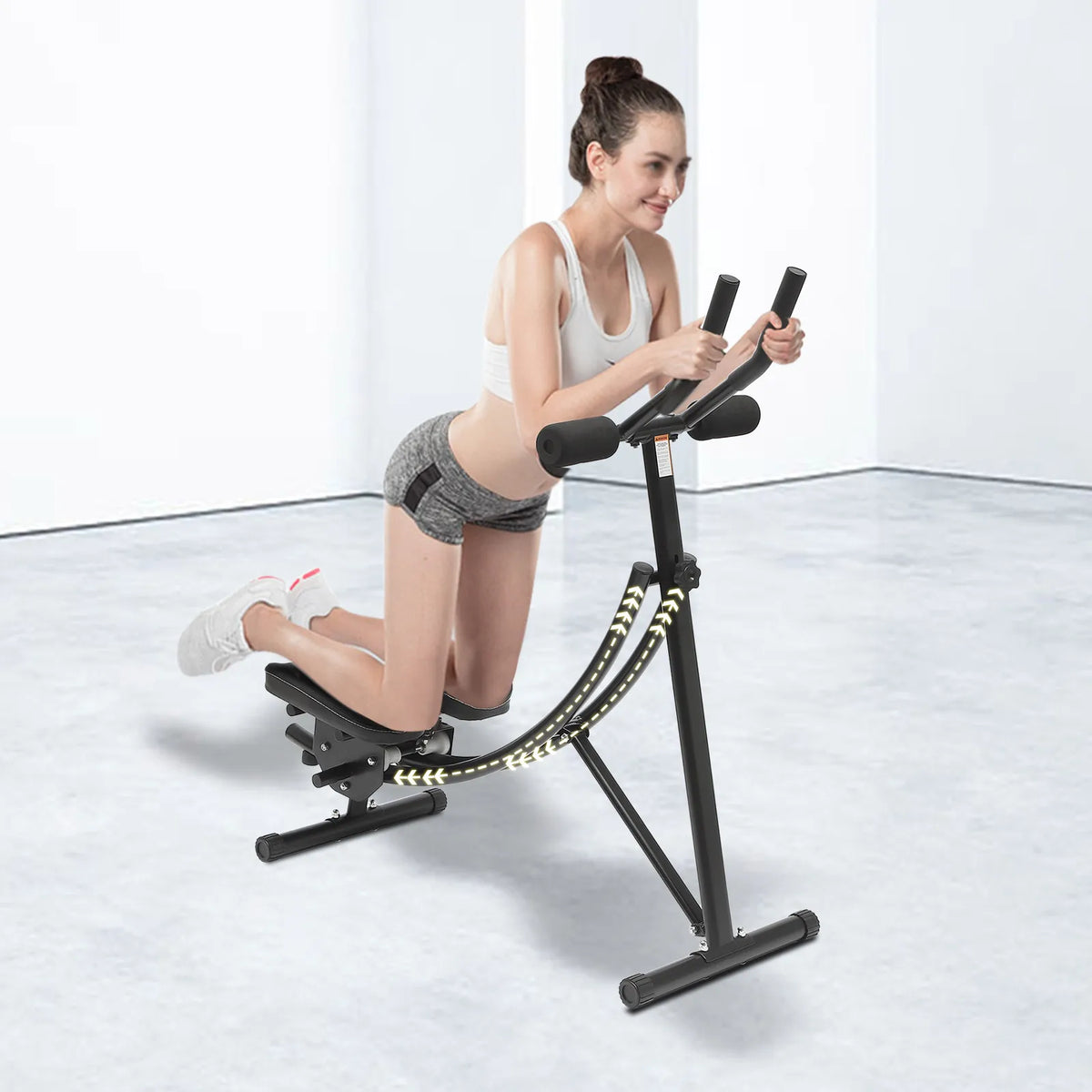 Home Gym Abdominal Cruncher Machine For Core Strength Training