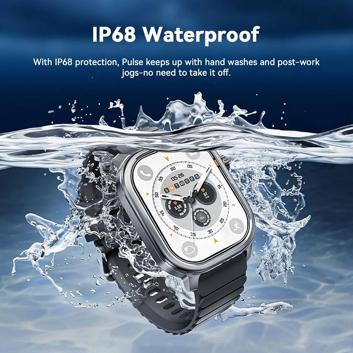 Kospet Pulse Smartwatch With Amoled Display And Bluetooth Calling