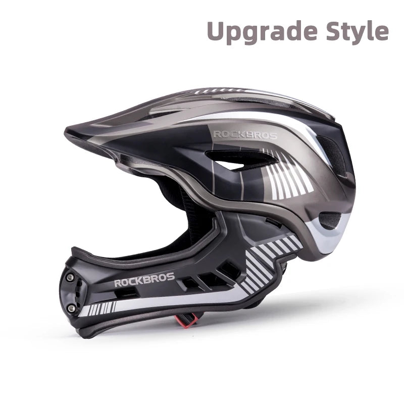 Rockbros Child Detachable Full Face Impact Resistant Cycling Helmet