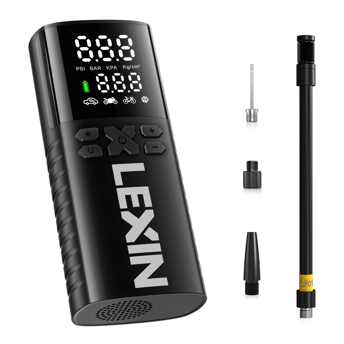 Lexin 4000mAh Smart Air Pump For Motorcycles And Bicycles