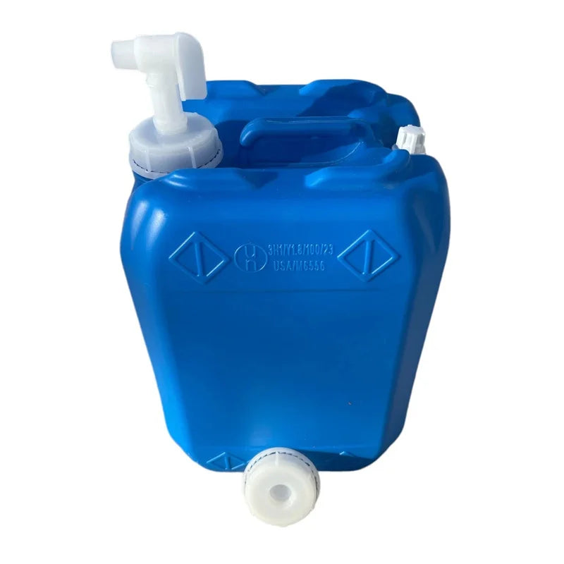 Hedpack 5 Gallon Blue Camping Water Storage Container Jug With Spigot