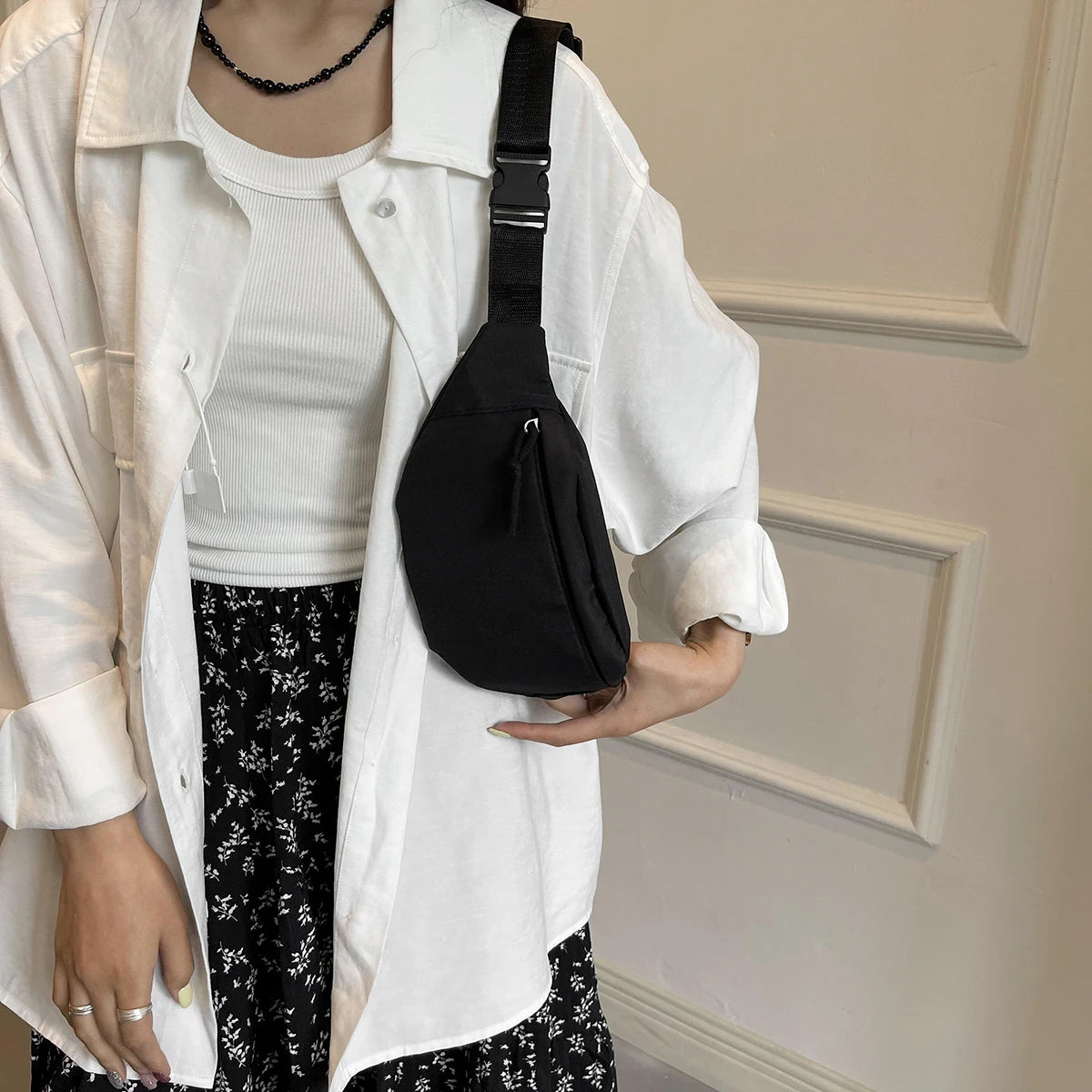 Aerocandy Unisex Nylon Fanny Pack Waist Sling Bag