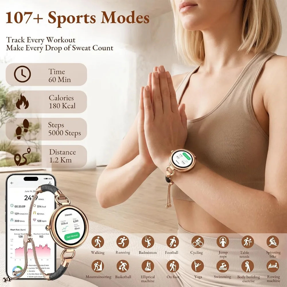 H96 Stylish Women's Smart Watch With Call Handling AMOLED