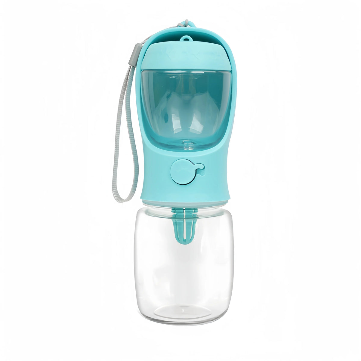 Portable Plastic Dog Cat Water Bottle With Storage Bowl